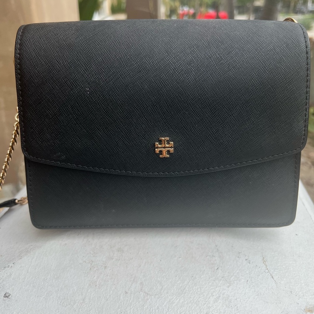Black Tory Burch cross body bag